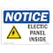 Signmission Sign, 7" H, Rigid Plastic, Electrical Panel Inside Sign With Symbol, Landscape, L-11668 OS-NS-P-710-L-11668 - alternate 1